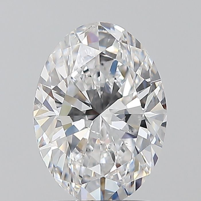 1.5 Carat D-SI2 Oval Cut Diamond