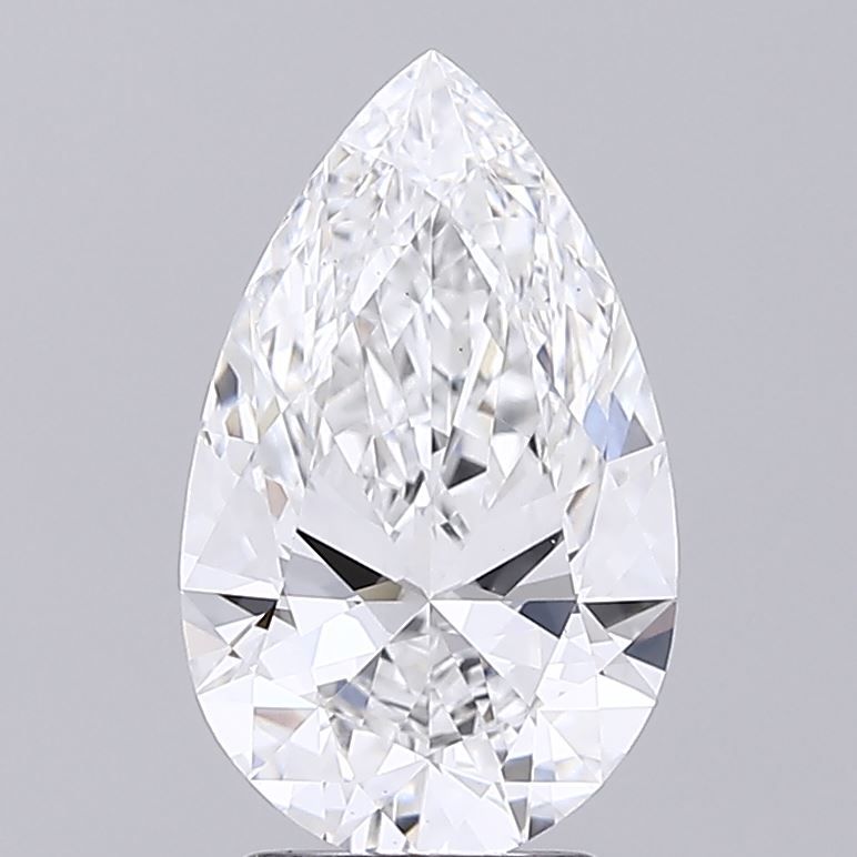 2.81 Carat E-VS1 Pear Lab Diamond