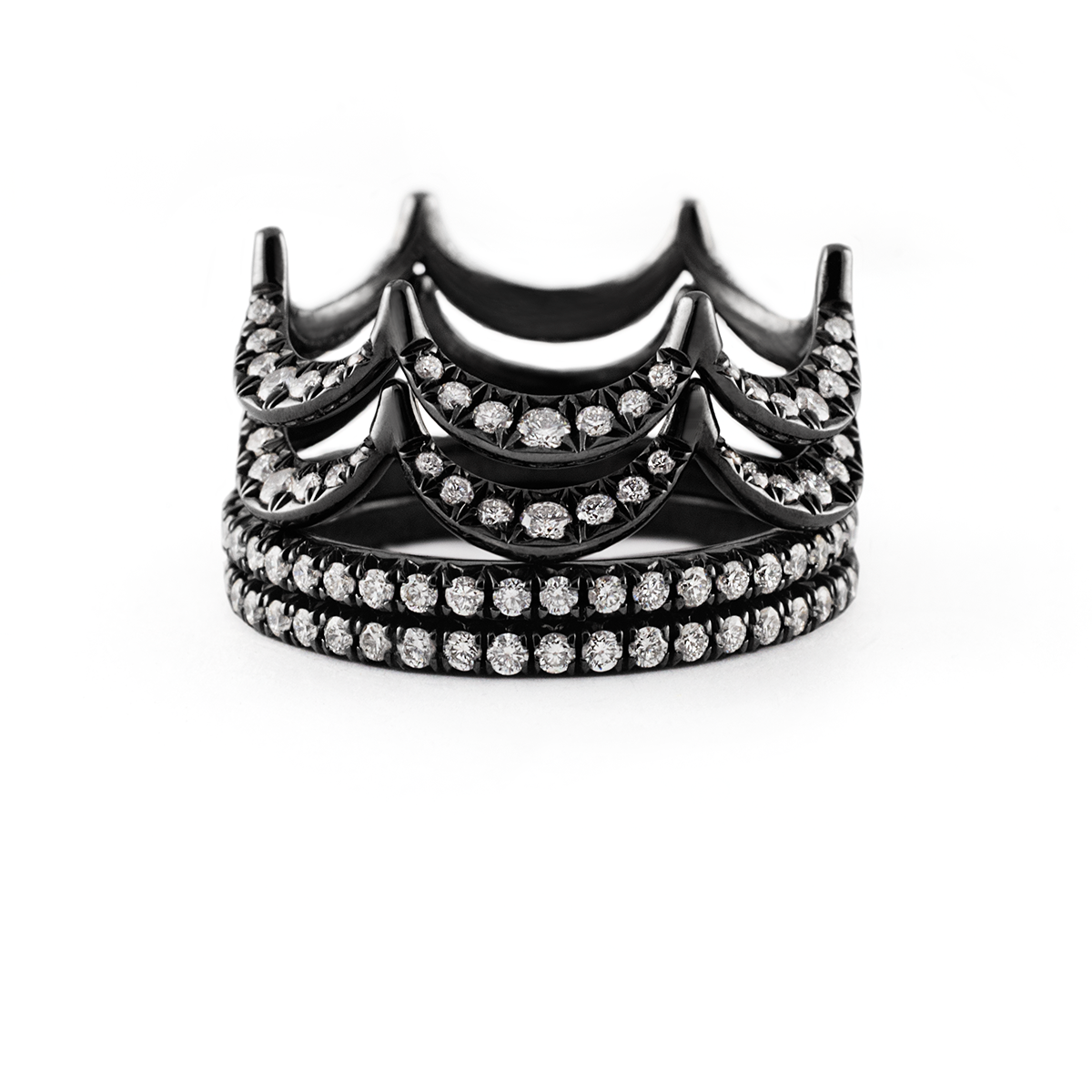 ▲テールピース Round 彫刻 Arabesque Ebony 4/4 Jado Crown - Ebony Quartet – VIRABYANI