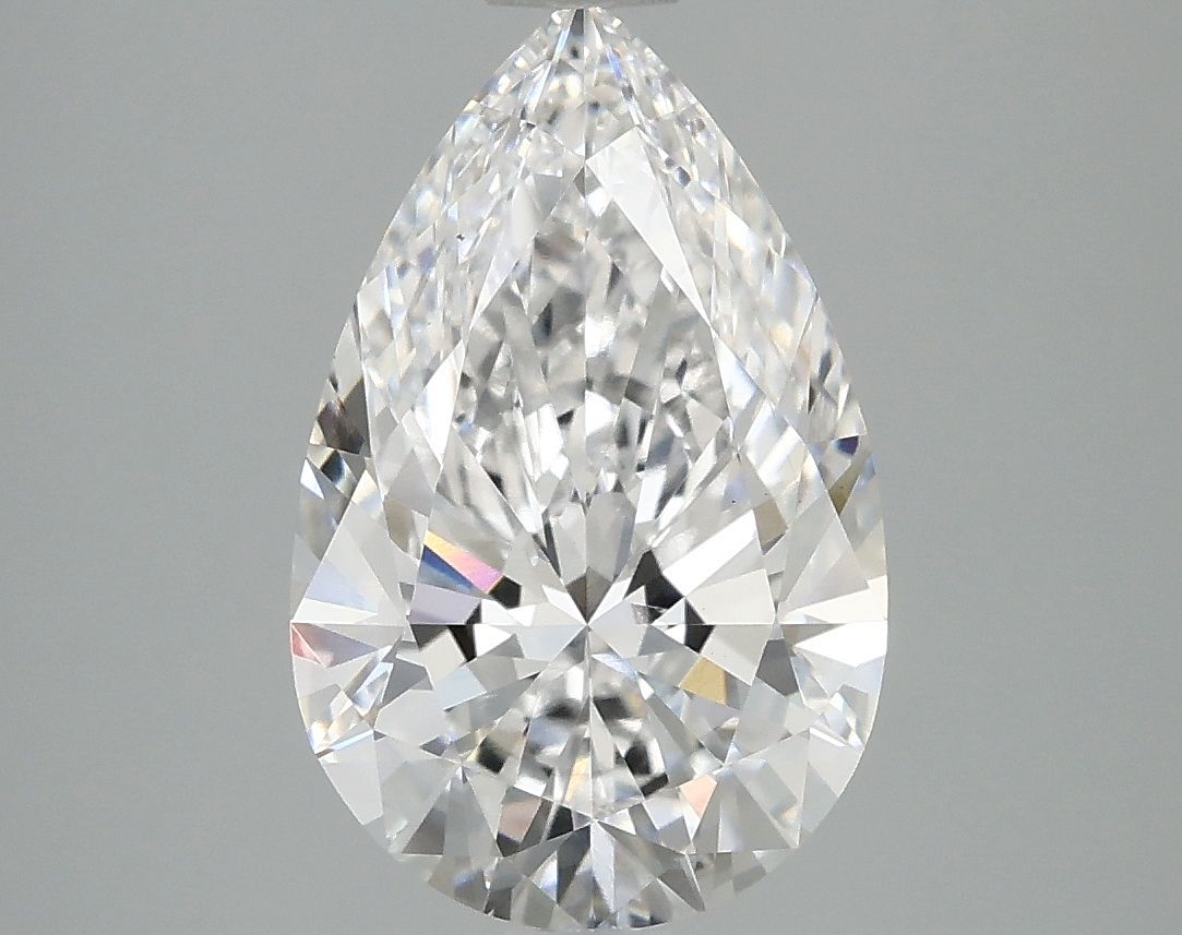 3.05 Carat D-VS2 Pear Lab Diamond