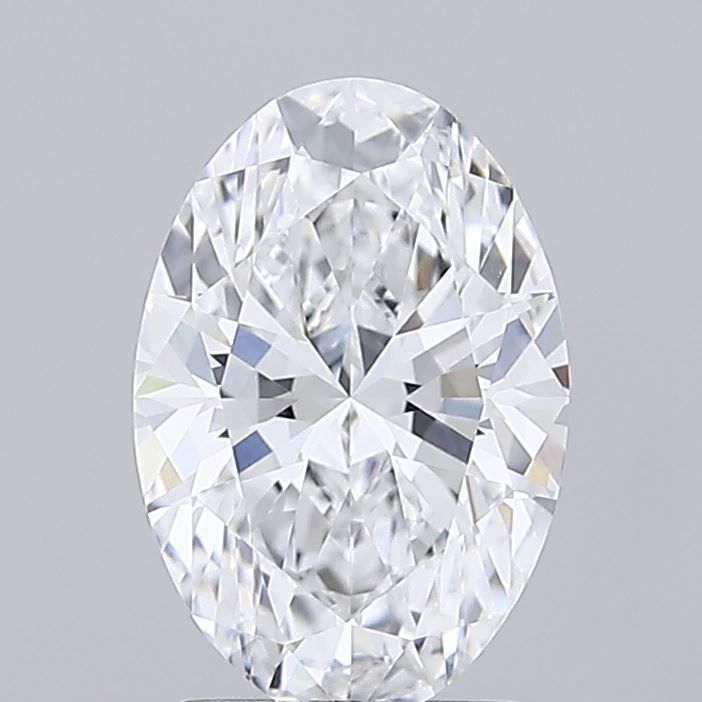2.00 Carat D-VVS2 Oval Lab Diamond