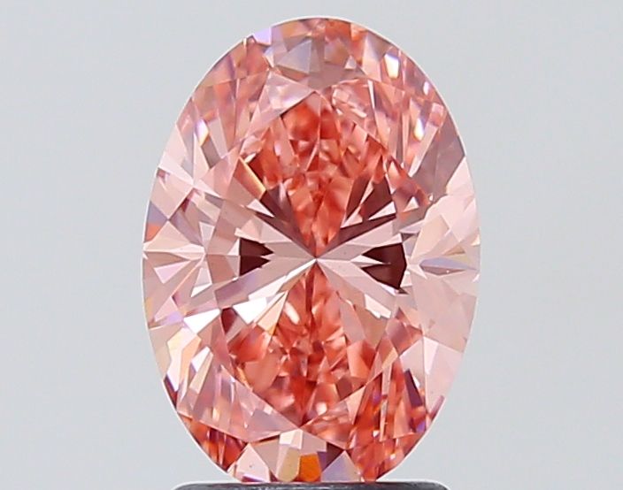 2.00 Carat Oval Cut Fancy Pink