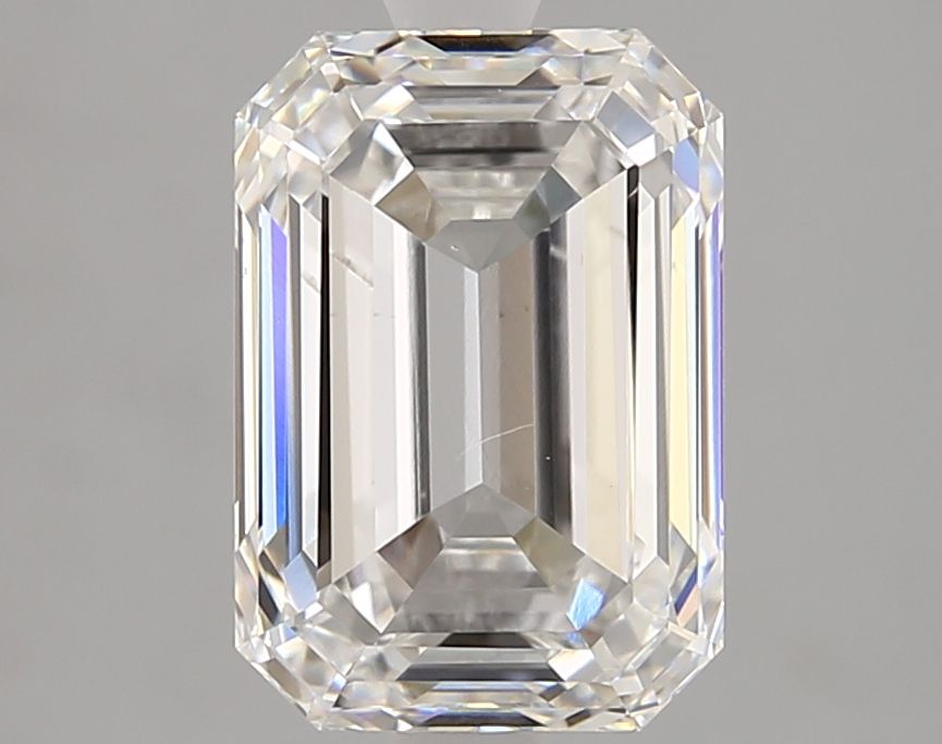 3.03 Carat F-SI1 Emerald Lab Diamond