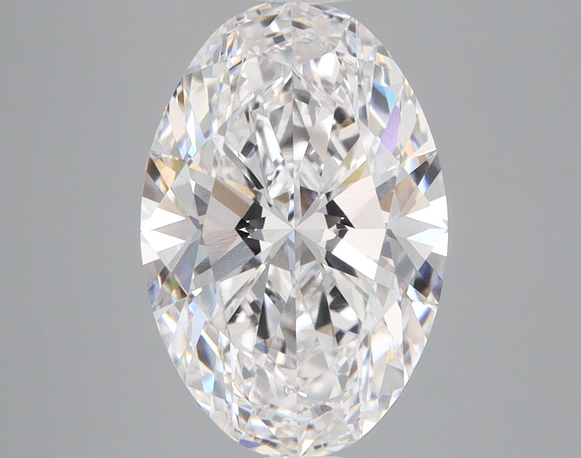 3.57 Carat D-VVS2 Oval Lab Diamond