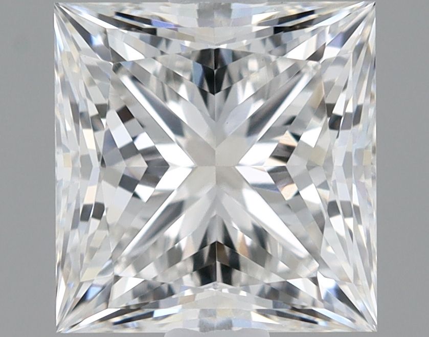1.50 Carat F-VVS2 Princess Lab Diamond