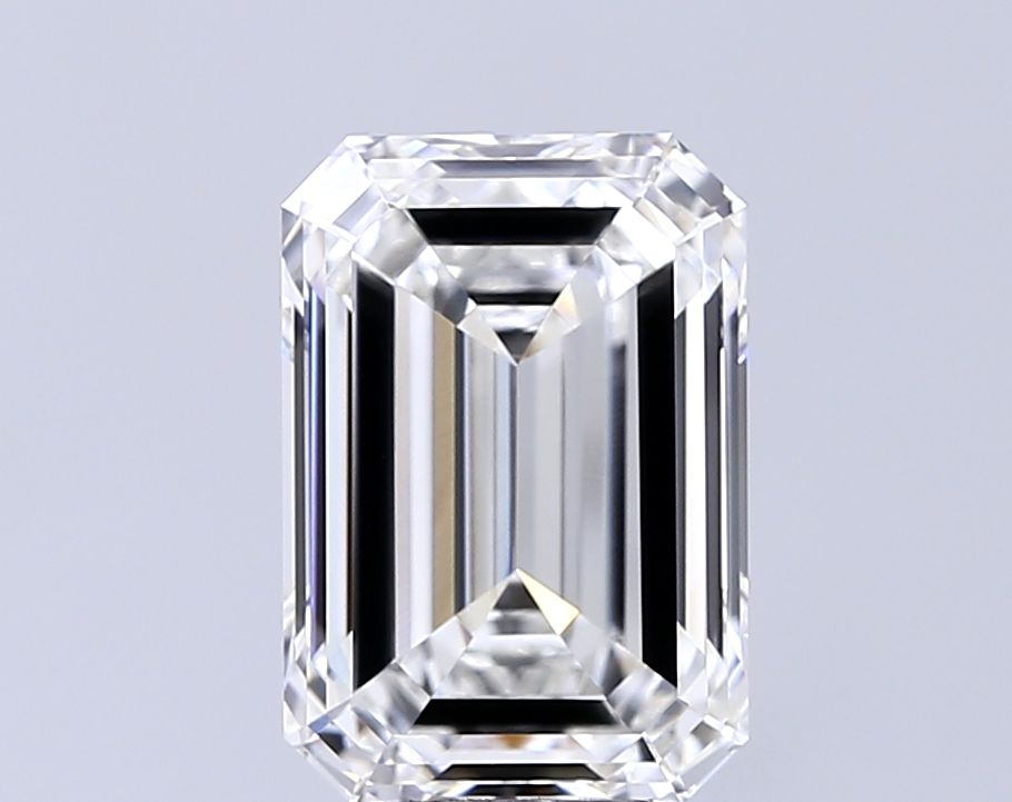4.02 Carat F-VVS2 Emerald Lab Diamond