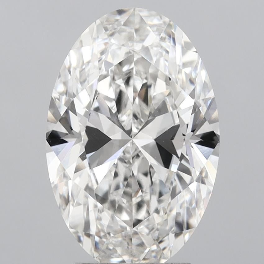 4.04 Carat F-VS1 Oval Lab Diamond