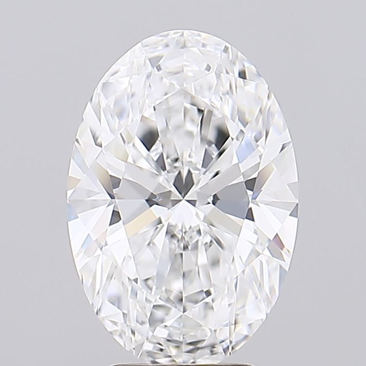 2.71 Carat D-IF Oval Lab Diamond