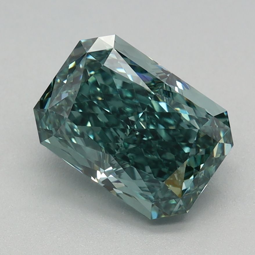 1.13 Carat Radiant Cut Fancy Green
