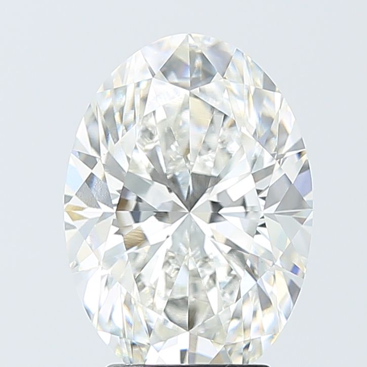 4.04 Carat F-VVS2 Oval Lab Diamond