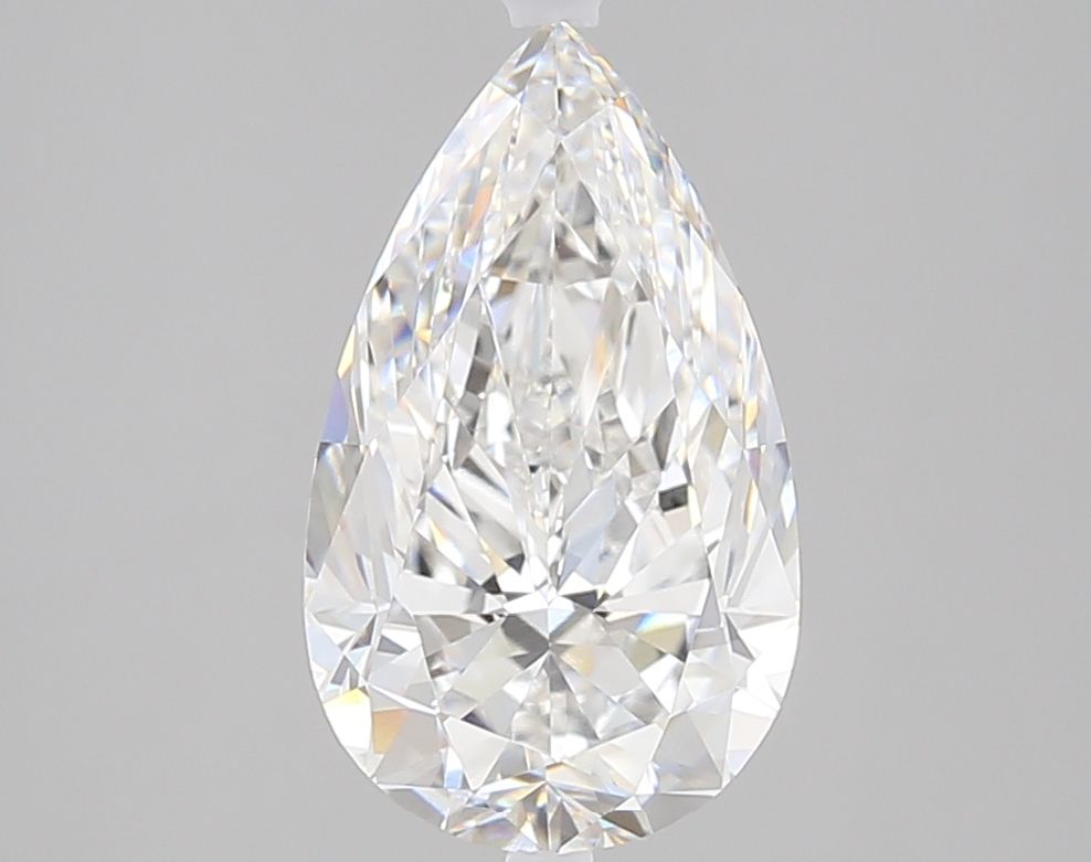 3.02 Carat E-VVS1 Pear Lab Diamond