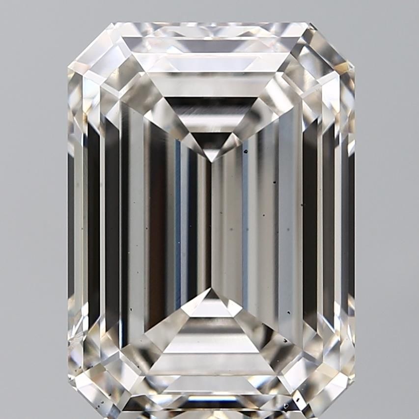 10.62 Carat H-SI1 Emerald Lab Diamond
