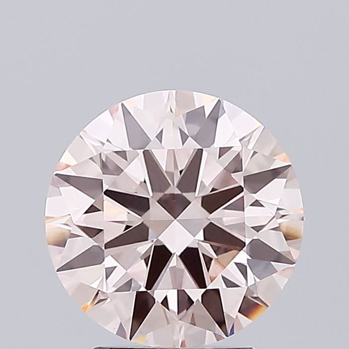 2.53 Carat Round Cut Fancy Pink