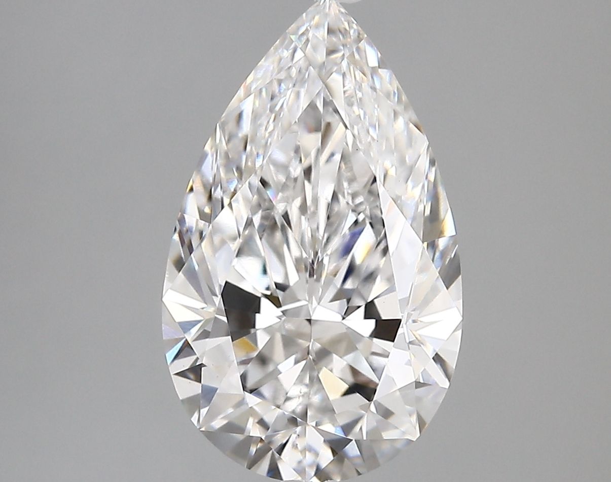 3.62 Carat D-VS1 Pear Lab Diamond