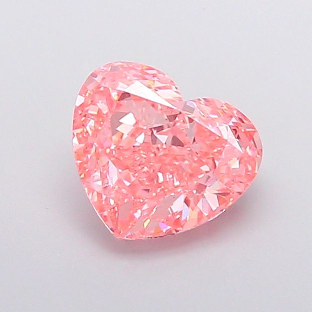 3.31 Carat Heart Cut Fancy Pink