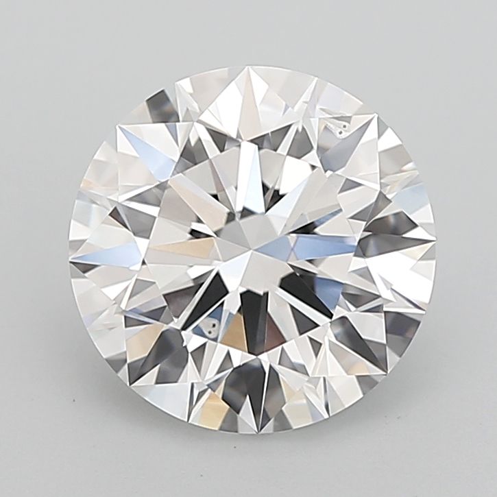4.02 Carat E-SI1 Round Lab Diamond