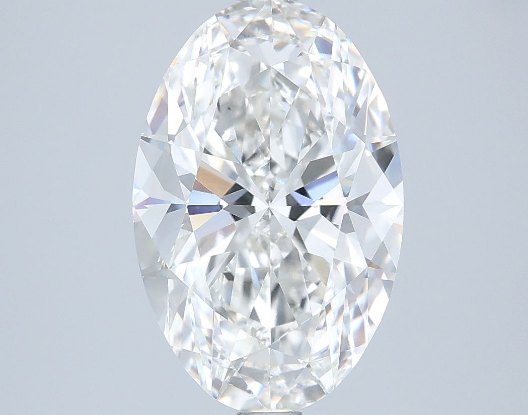 3.52 Carat F-VVS2 Oval Lab Diamond