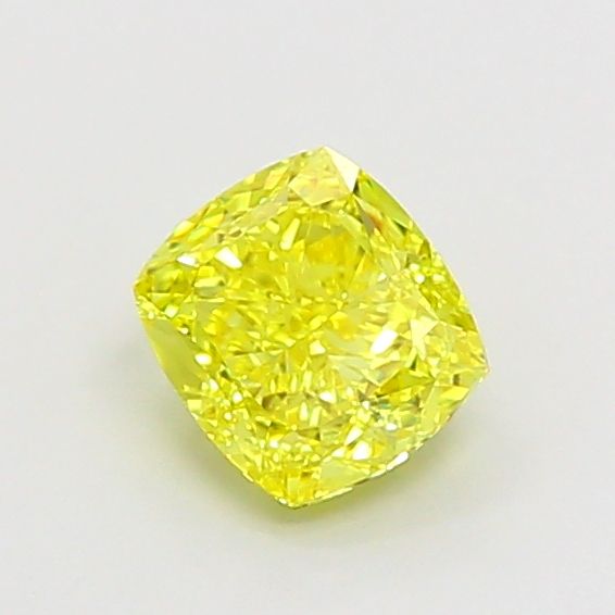 1.31 Carat Cushion Cut Fancy Yellow