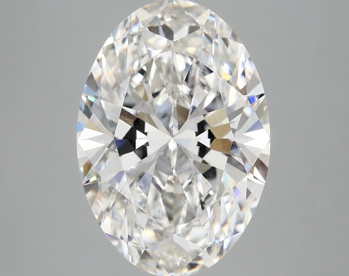4.59 Carat F-SI1 Oval Lab Diamond