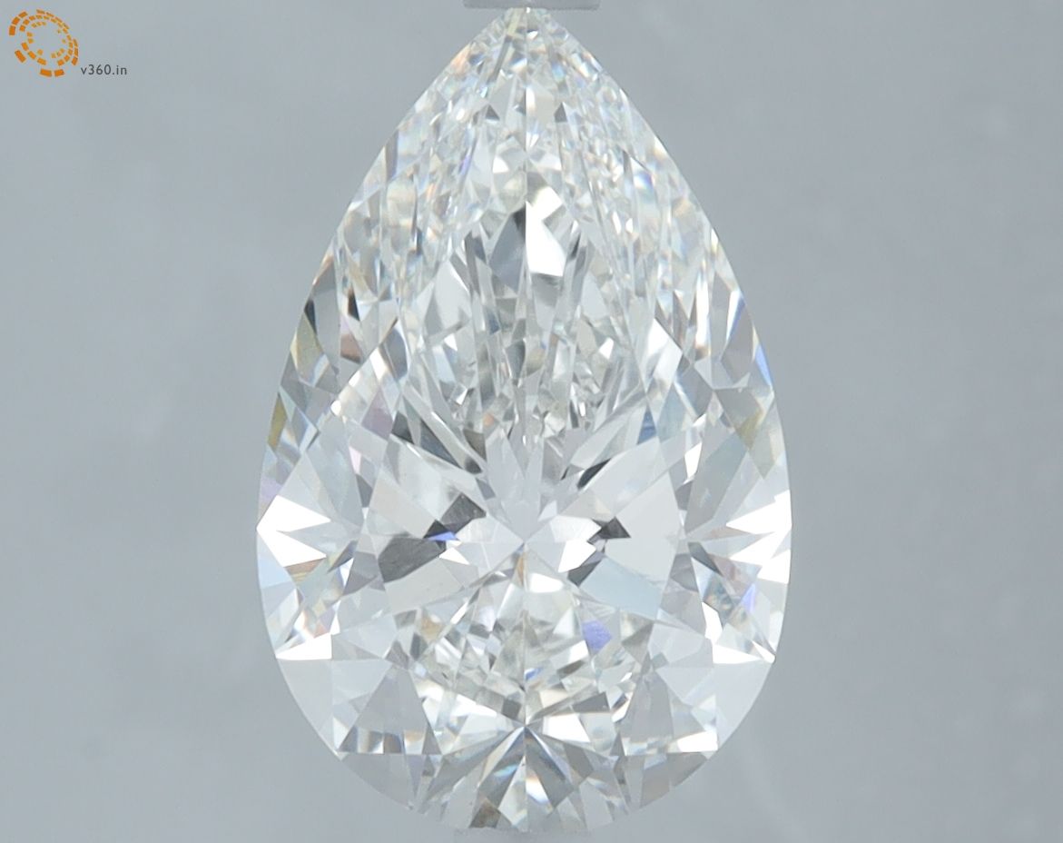 3.06 Carat G-VS1 Pear Lab Diamond