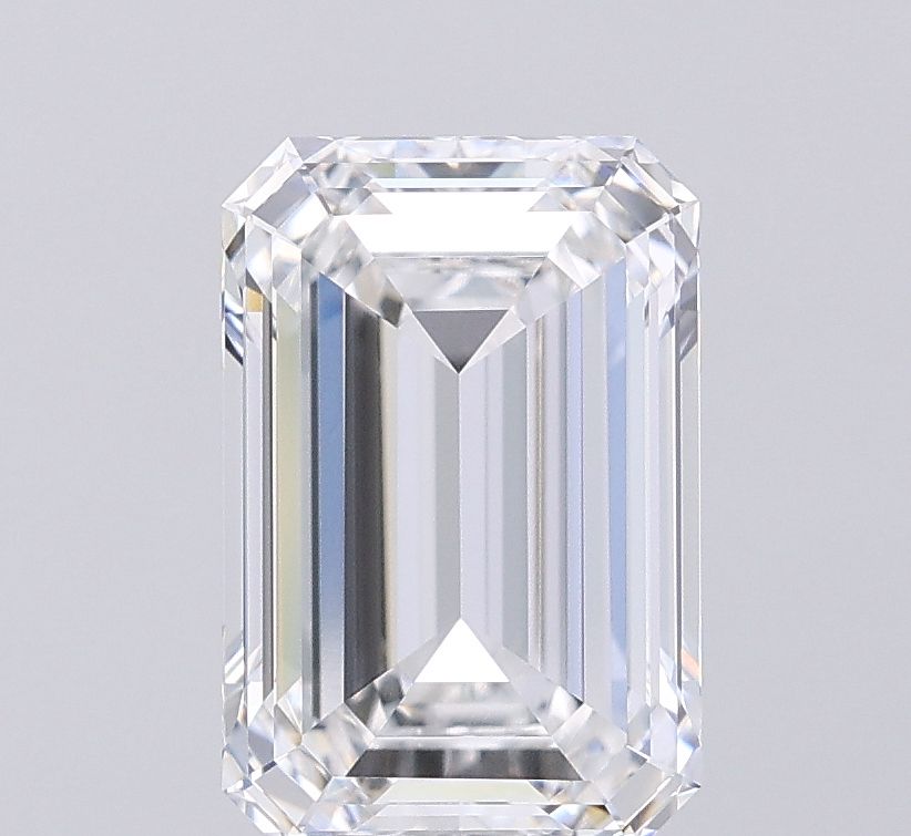3.08 Carat D-VVS1 Emerald Lab Diamond
