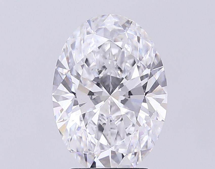 3.50 Carat F-VVS2 Oval Lab Diamond