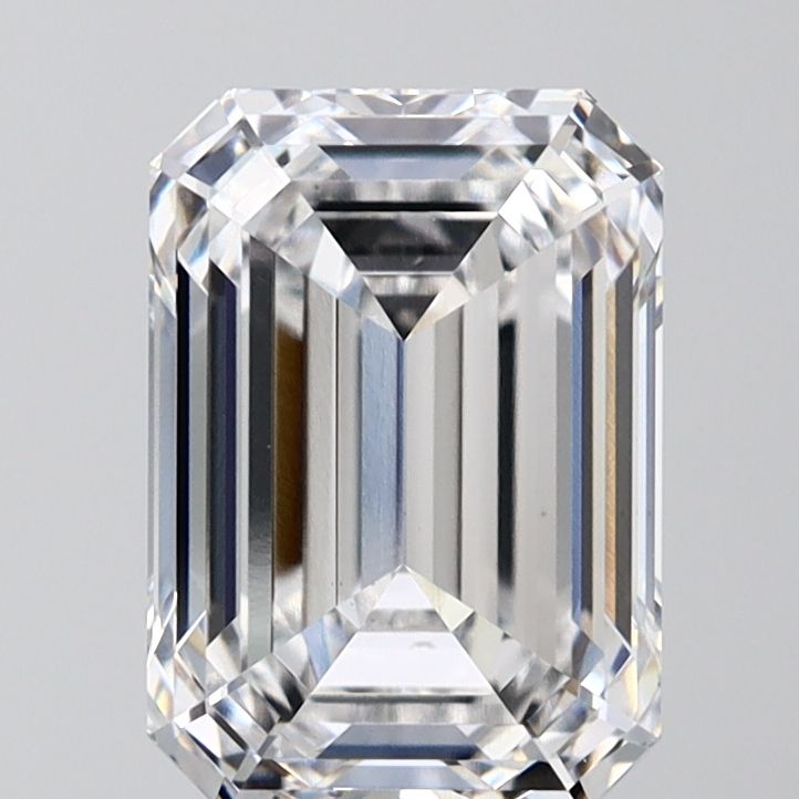3.02 Carat D-VVS2 Emerald Lab Diamond