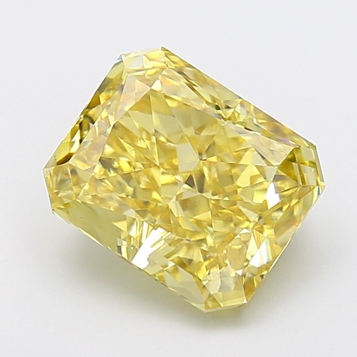 5.02 Carat Radiant Cut Fancy Yellow