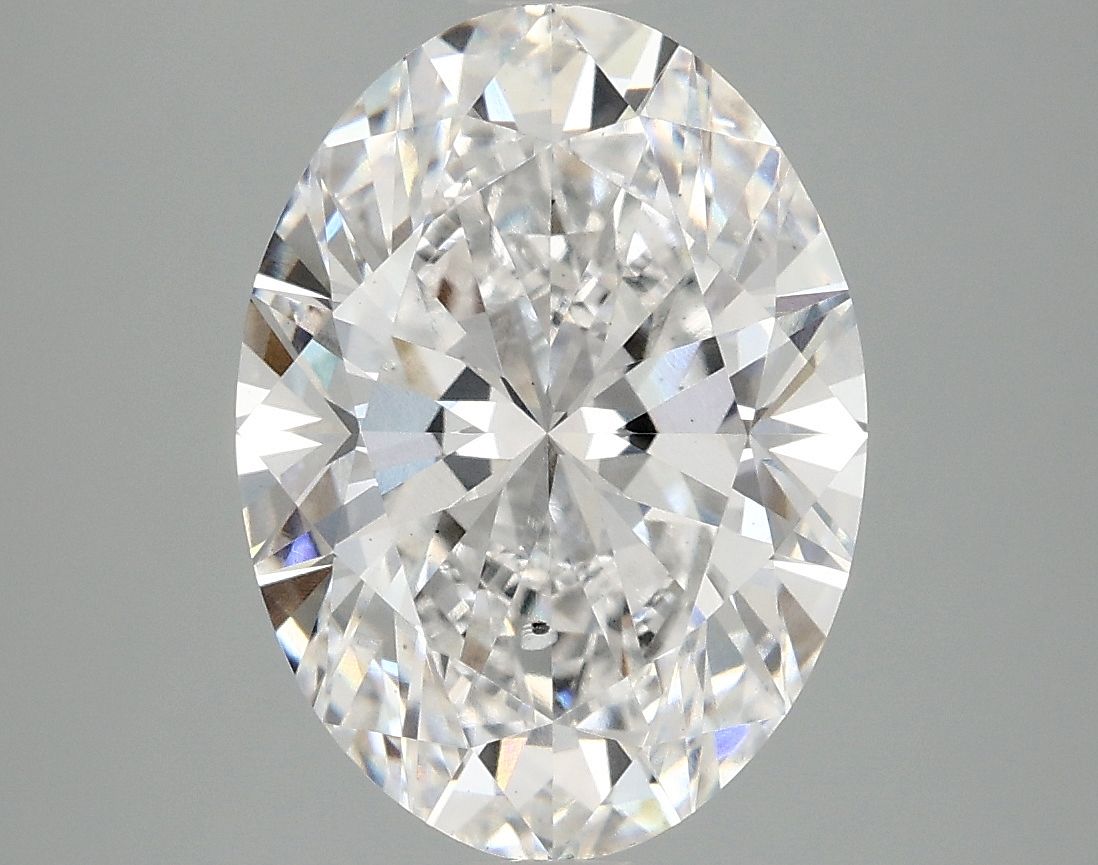 4.09 Carat D-SI1 Oval Lab Diamond