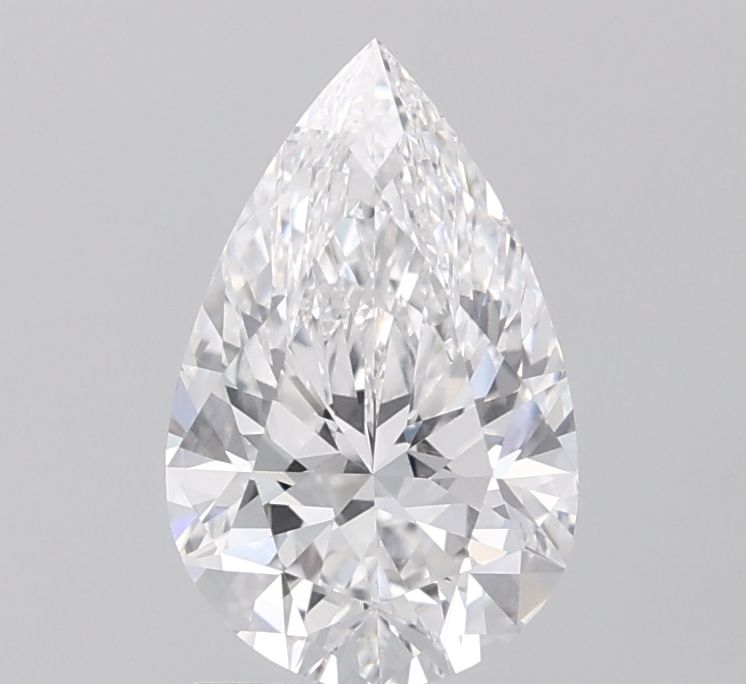 1.58 Carat D-VVS2 Pear Lab Diamond