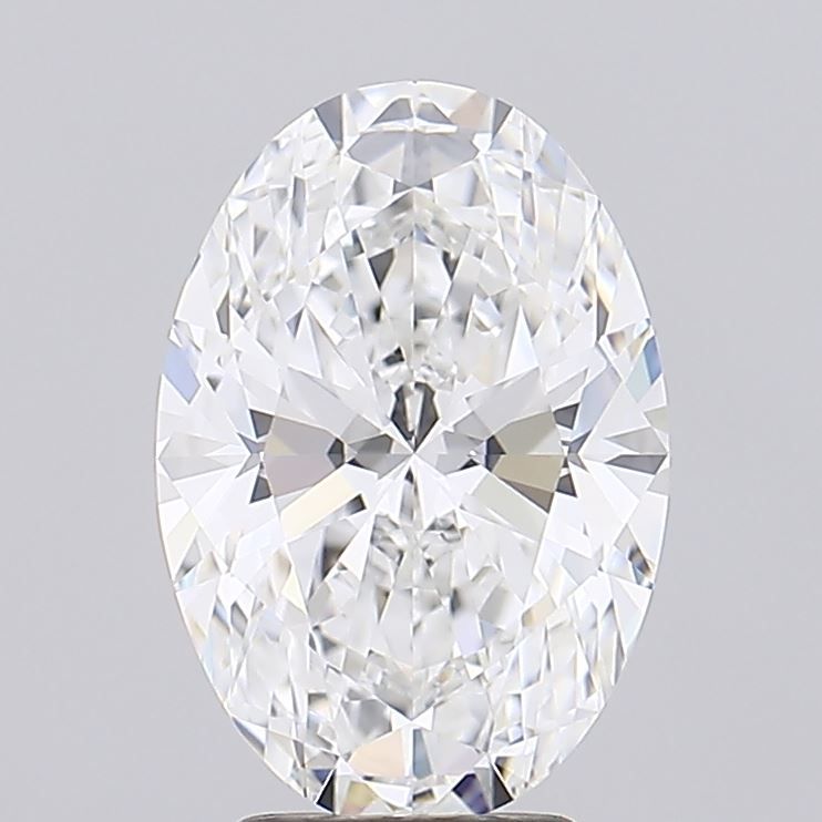 3.80 Carat D-IF Oval Lab Diamond