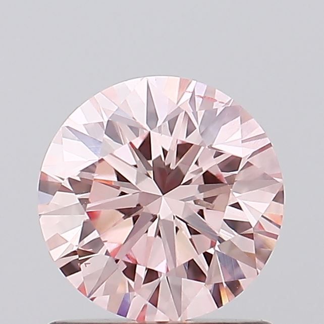 0.99 Carat Round Cut Fancy Pink