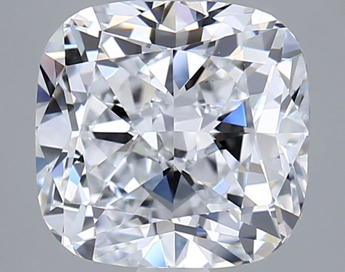 2.55 Carat D-VVS2 Cushion Lab Diamond