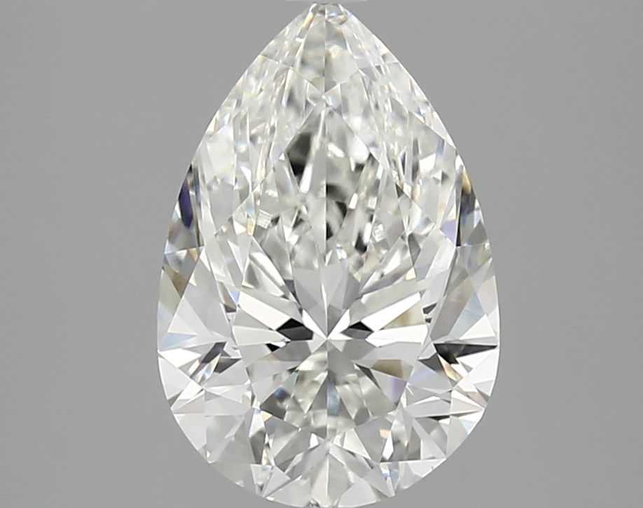 3.02 Carat G-VVS2 Pear Lab Diamond