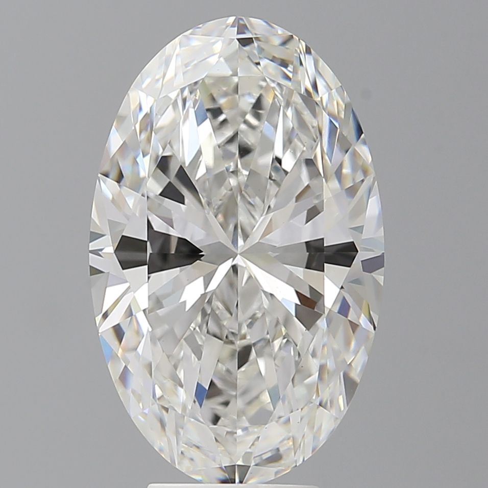 6.60 Carat E-VVS2 Oval Lab Diamond
