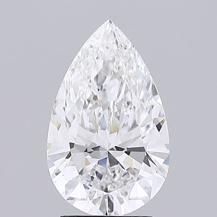 2.88 Carat D-VVS2 Pear Lab Diamond