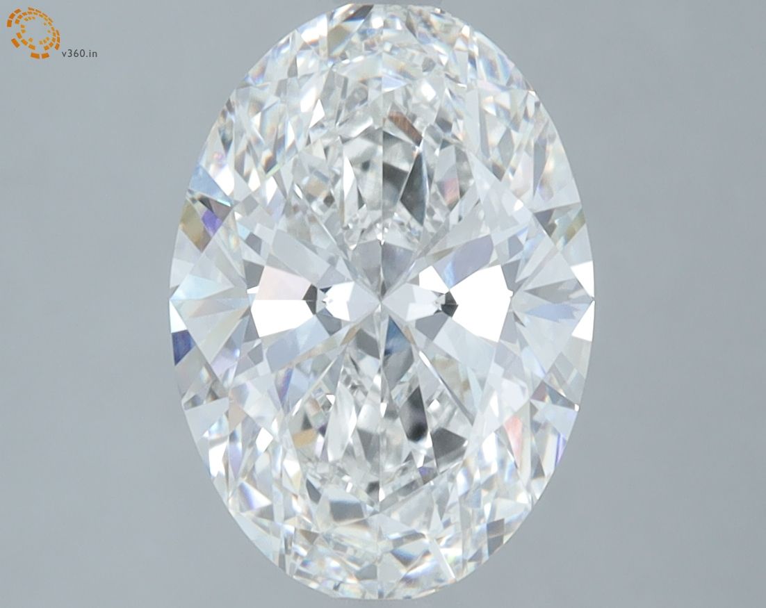 3.08 Carat F-VVS2 Oval Lab Diamond