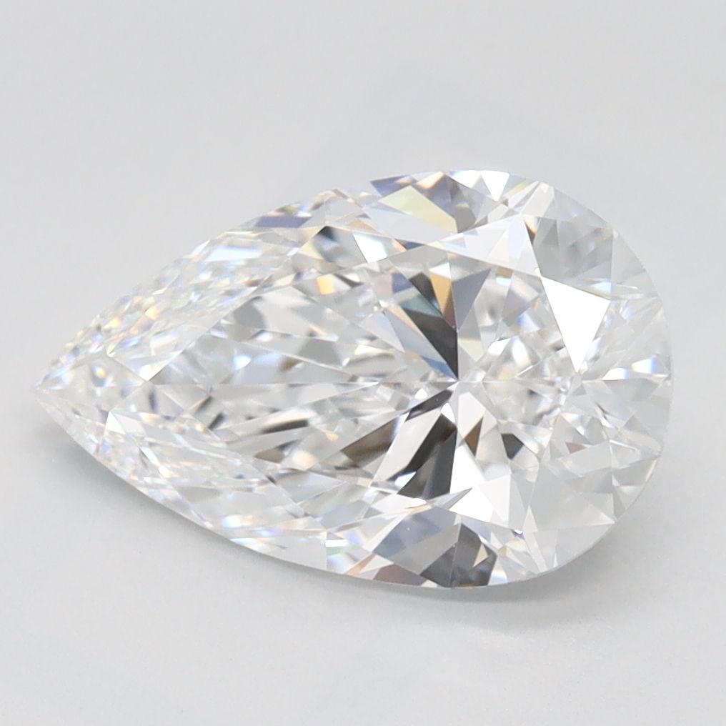2.02 Carat D-VVS1 Pear Lab Diamond