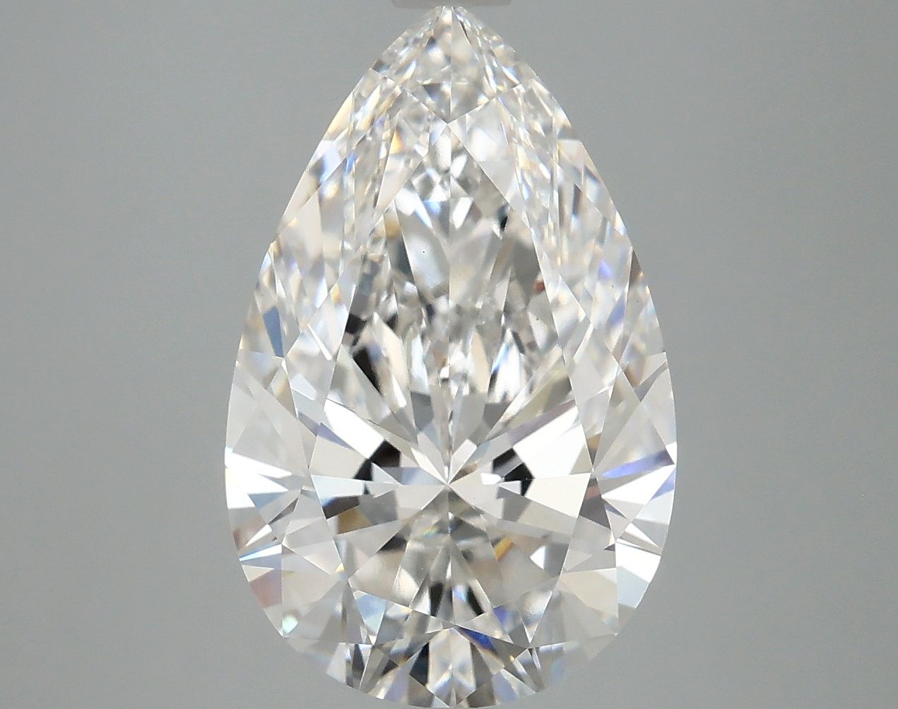4.82 Carat F-VS1 Pear Lab Diamond