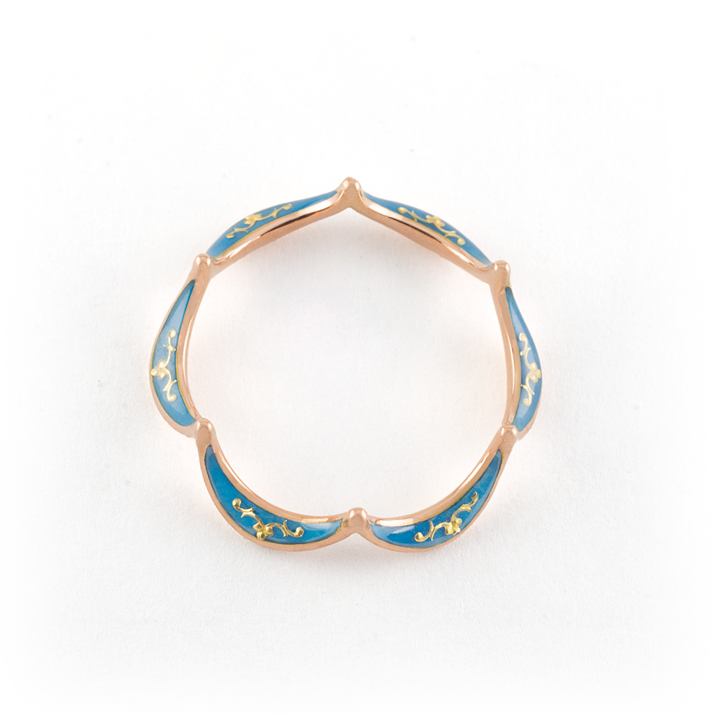 Jado Flora - Royal Turquoise-VIRABYANI