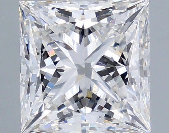 3.09 Carat F-VVS2 Princess Lab Diamond