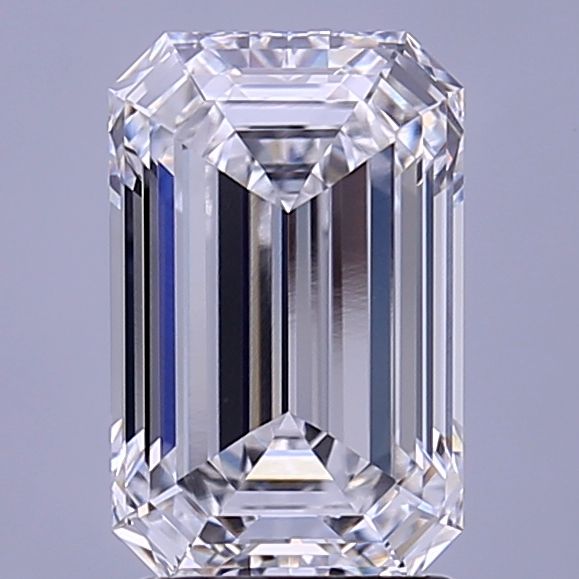 2.43 Carat E VVS1 Emerald Lab Diamond