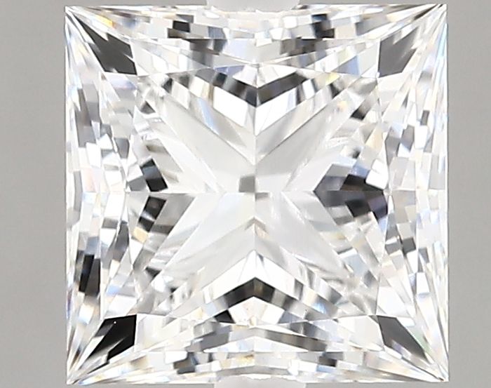 2.84 Carat D-VVS2 Princess Lab Diamond