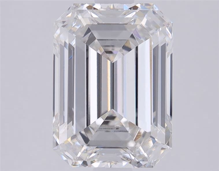 4.00 Carat D-VVS2 Emerald Lab Diamond