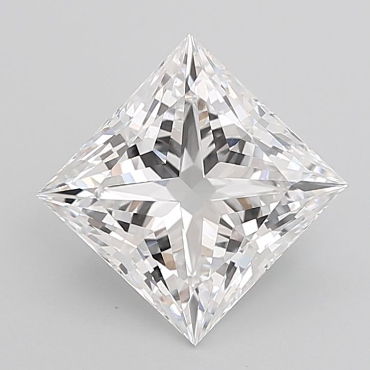 4.08 Carat E-VVS2 Princess Lab Diamond
