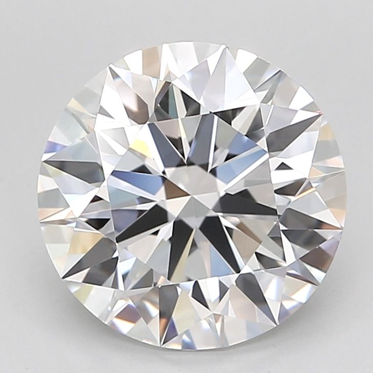 3.72 Carat D-IF Round Lab Diamond