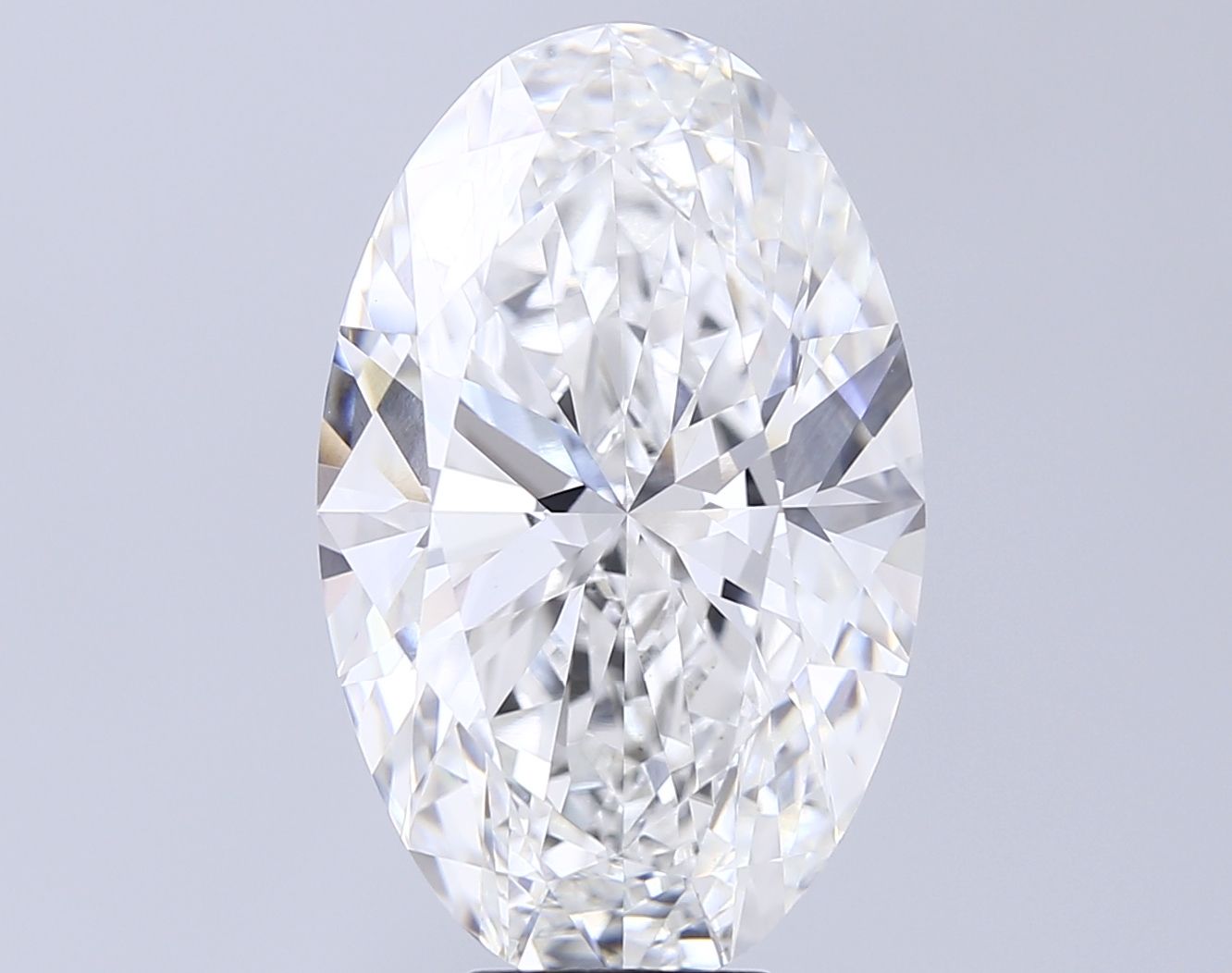 10.10 Carat F-VVS2 Oval Lab Diamond