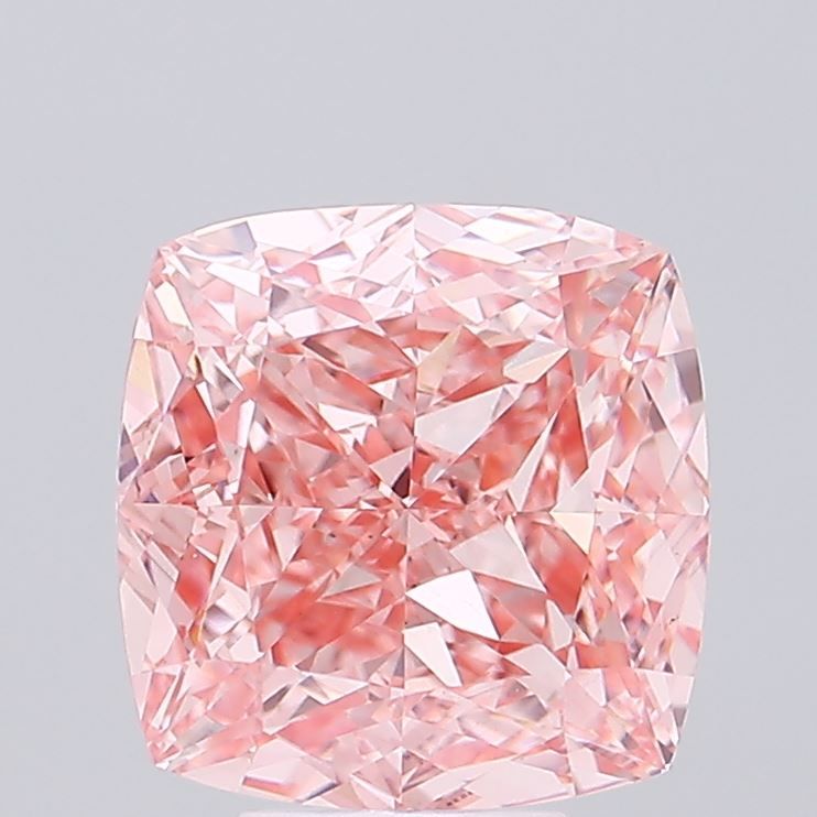 7.13 Carat Cushion Cut Fancy Pink