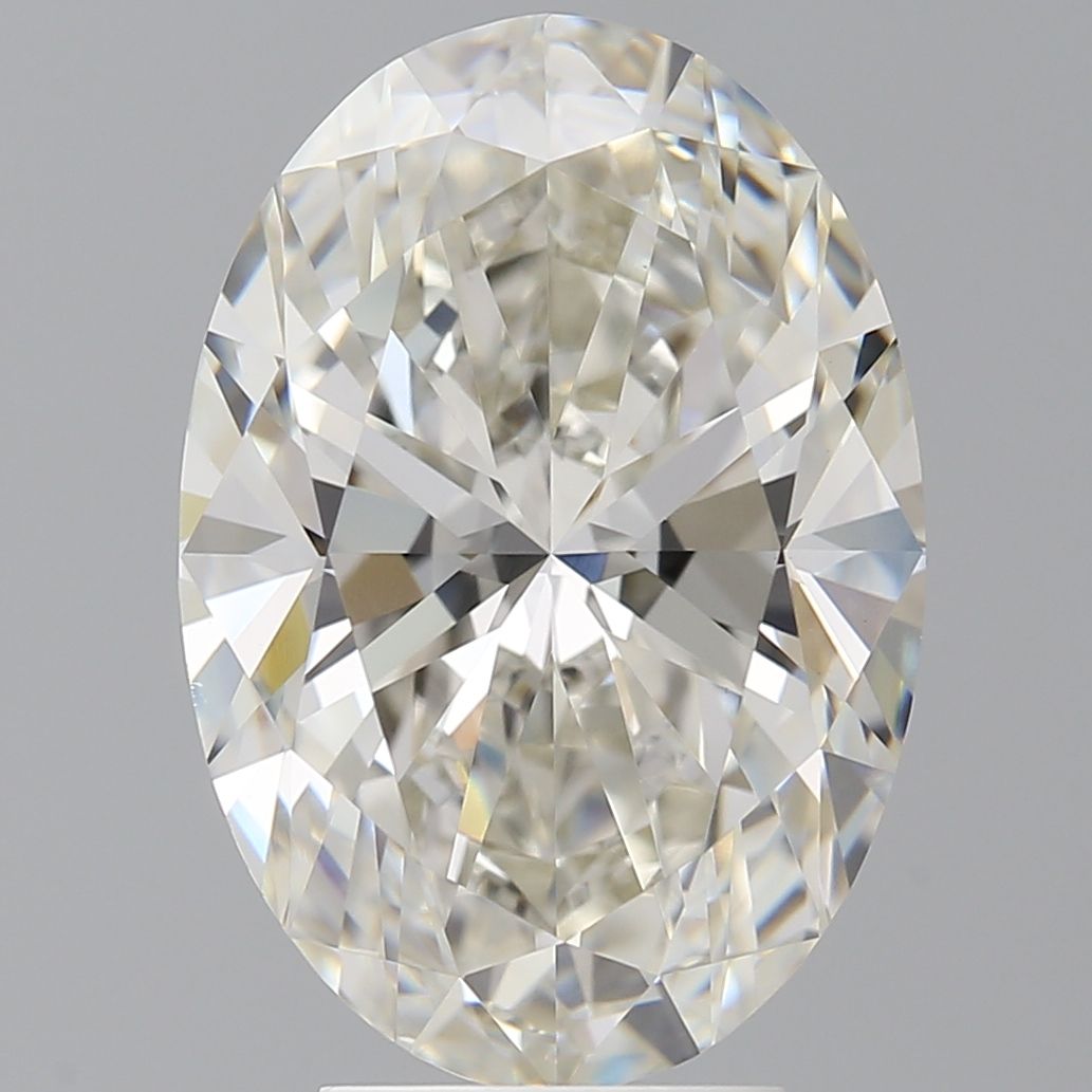 5.23 Carat H-VVS2 Oval Lab Diamond