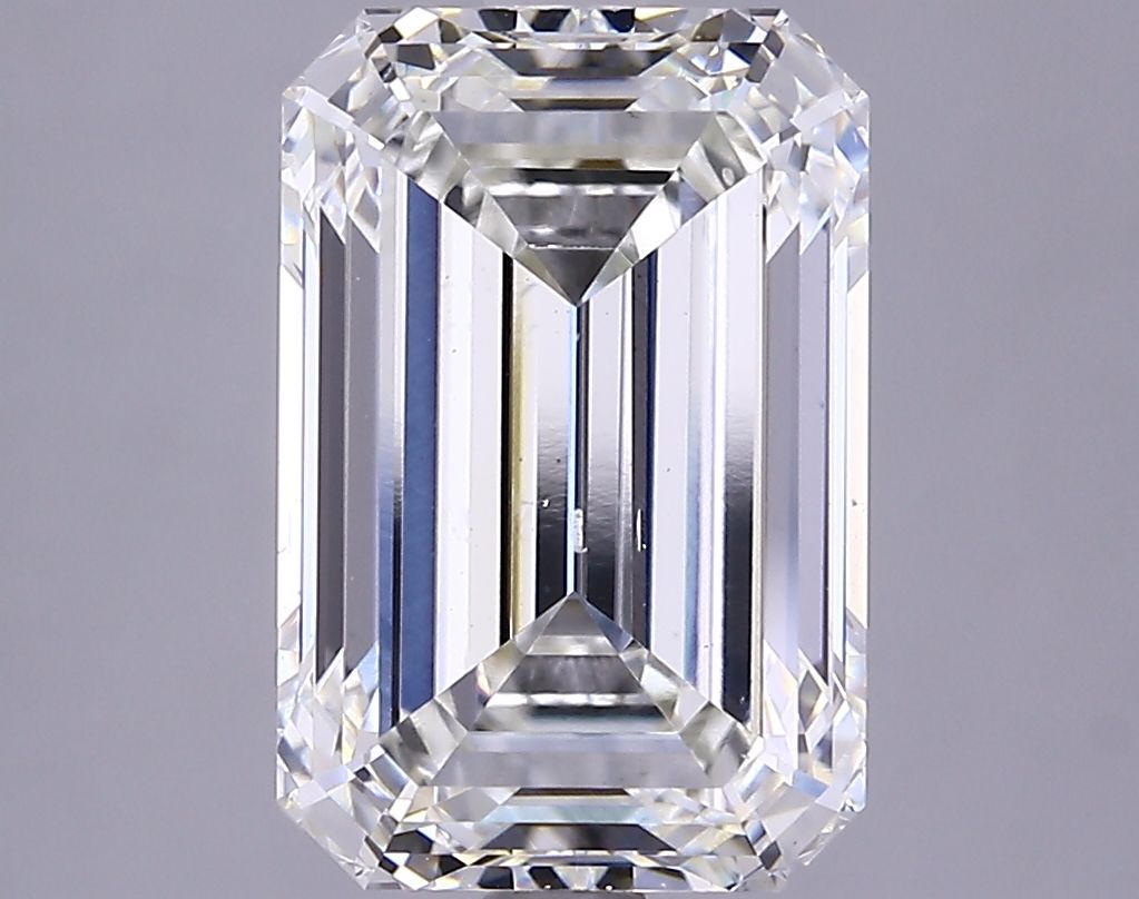 4.77 Carat H-SI1 Emerald Lab Diamond